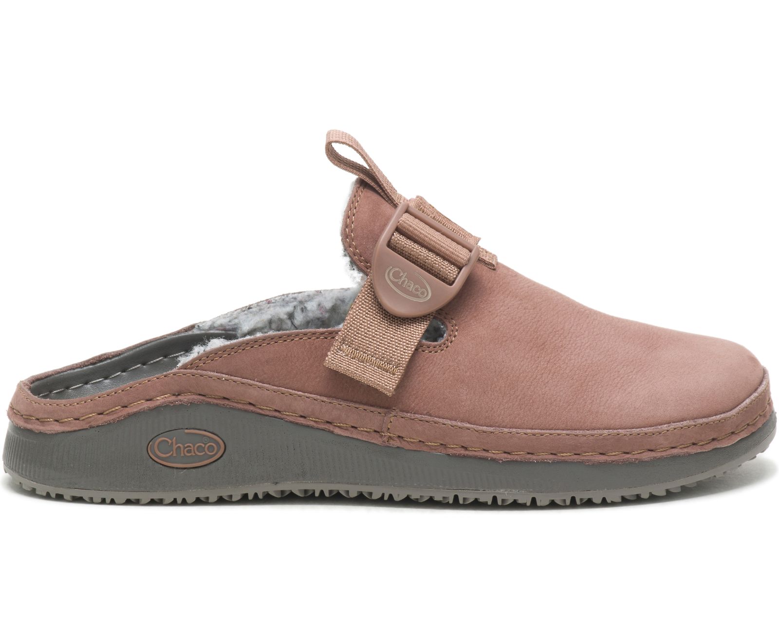 Brown Chaco Paonia Fluff Clogs | 67580A